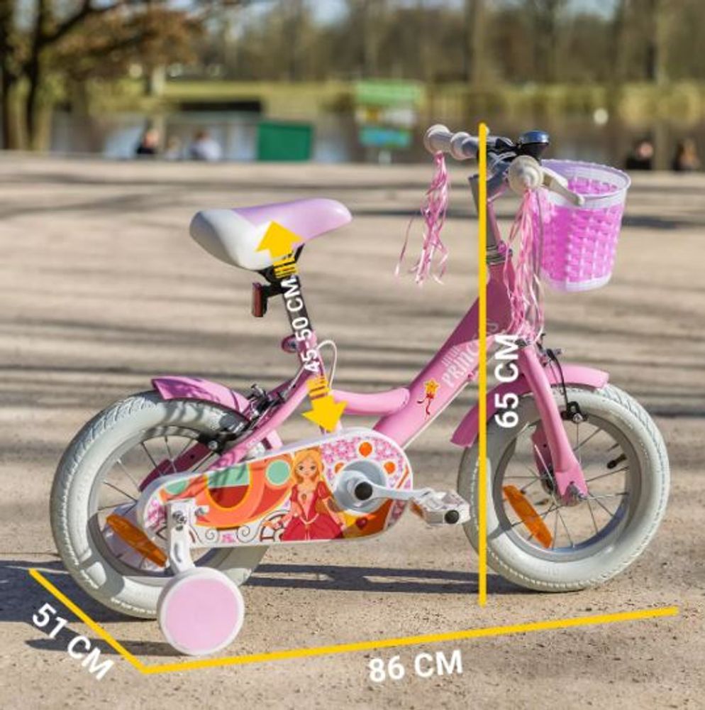 Prinsesse barnesykkel 12