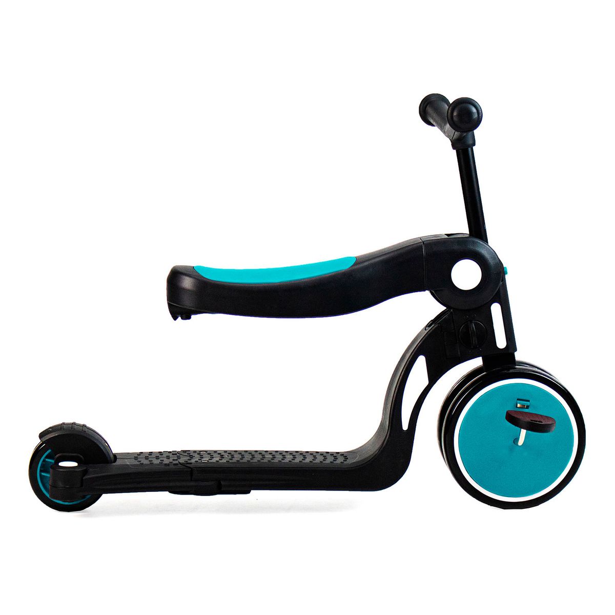 Trehjulssykkel 5-i-1 Ride and Roll - blå/rød