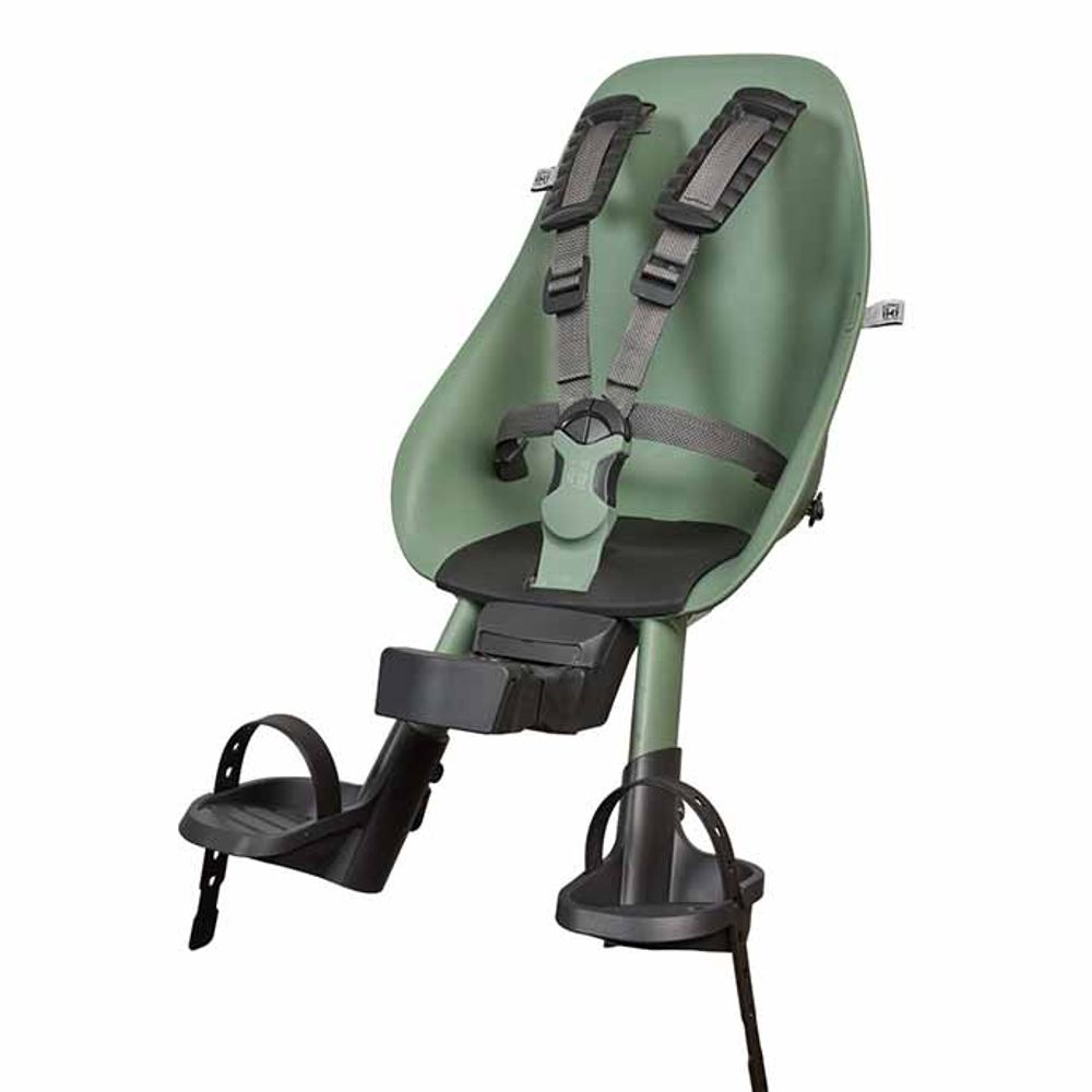 Frontmontert barnesykkelsete m/ adapter - fargevalg