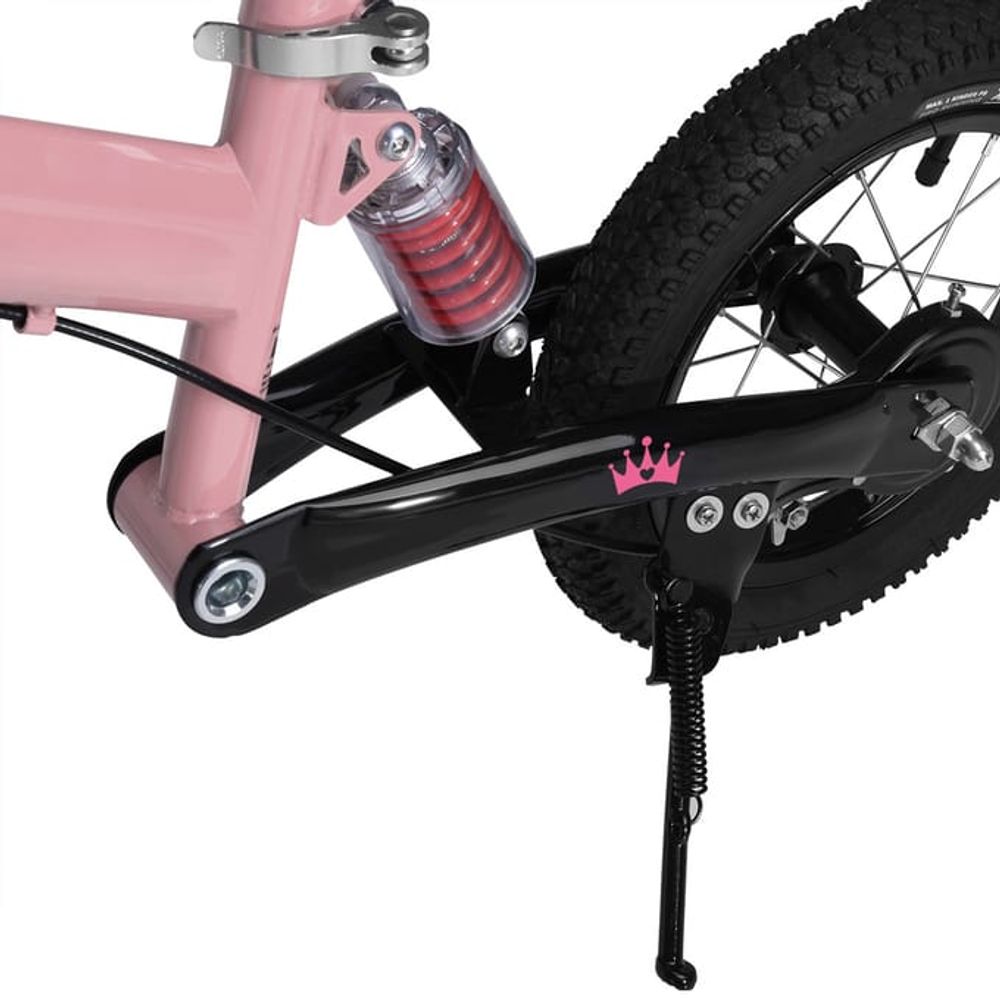 Balansesykkel med støtdemper - Rosa