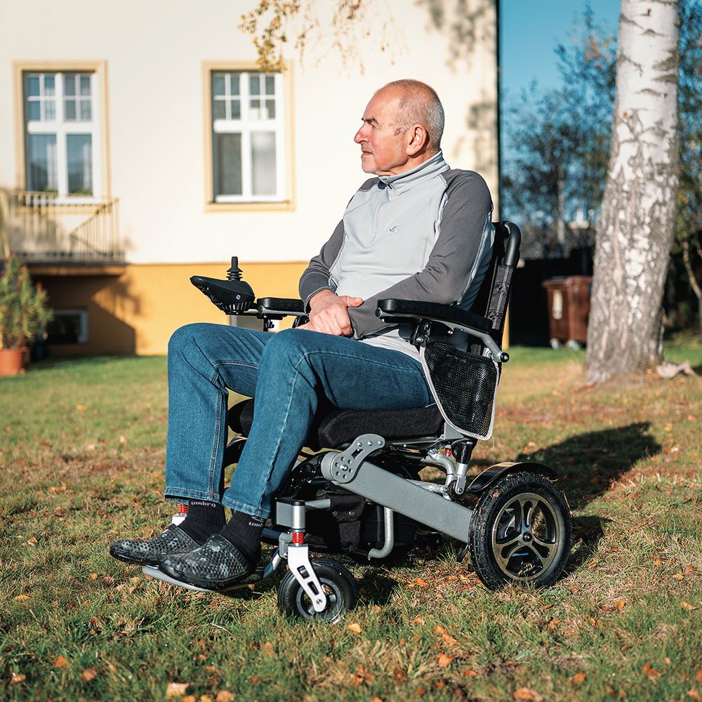 Elektrisk sammenleggbar E-Rullestol – Baichen Hawkie