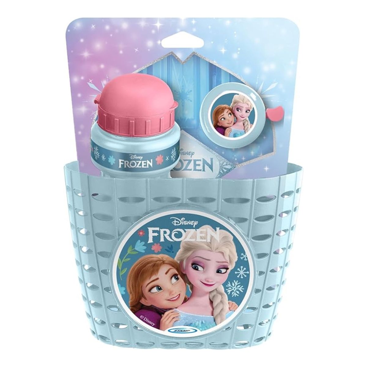 SykkelsettFrozen II - kurv, flaske og ringeklokke