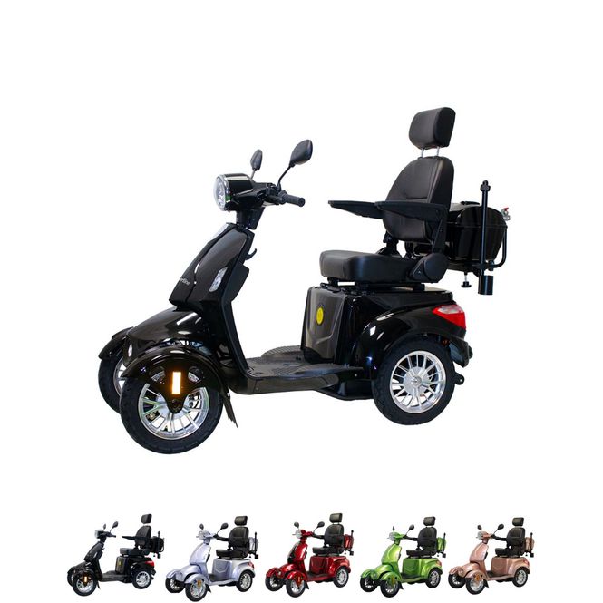 Hovedbilde Mobilitetsscooter Anton med 4 hjul - 1000W 50 km ...