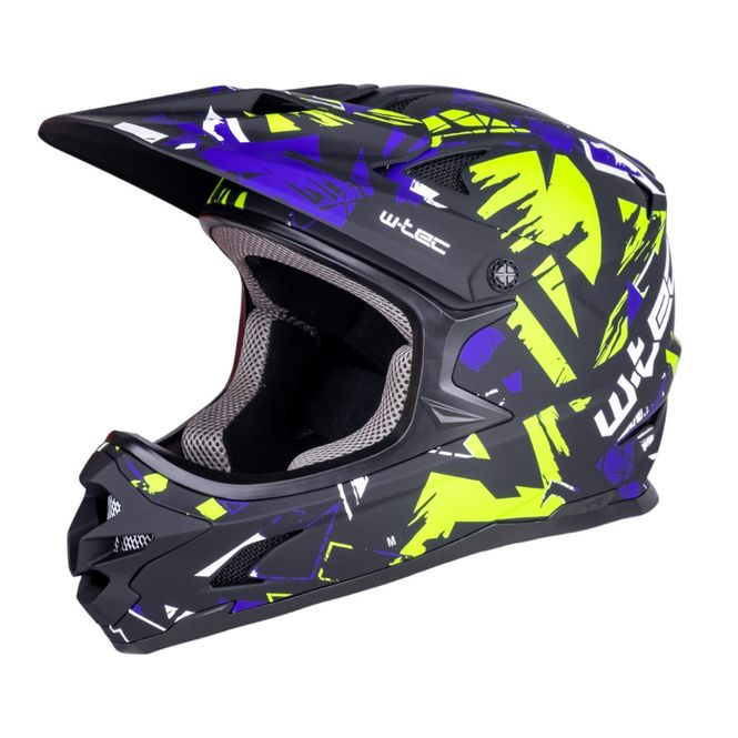 Hovedbilde Downhill Helmet W-TEC Richpike polykarbonat G/B ...