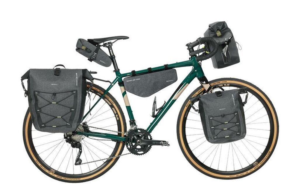 Basil Navigator Storm Rammeveske Grå - 2.2l